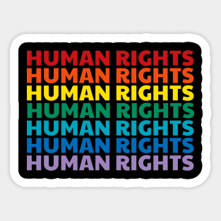 Gay Rights are Human Rights Sticker